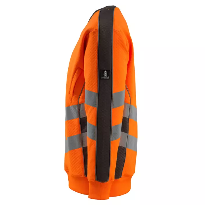 Mascot Safe Supreme Wigton collegetröja/sweatshirt, Hi-vis Orange/Mørk antracit, large image number 1