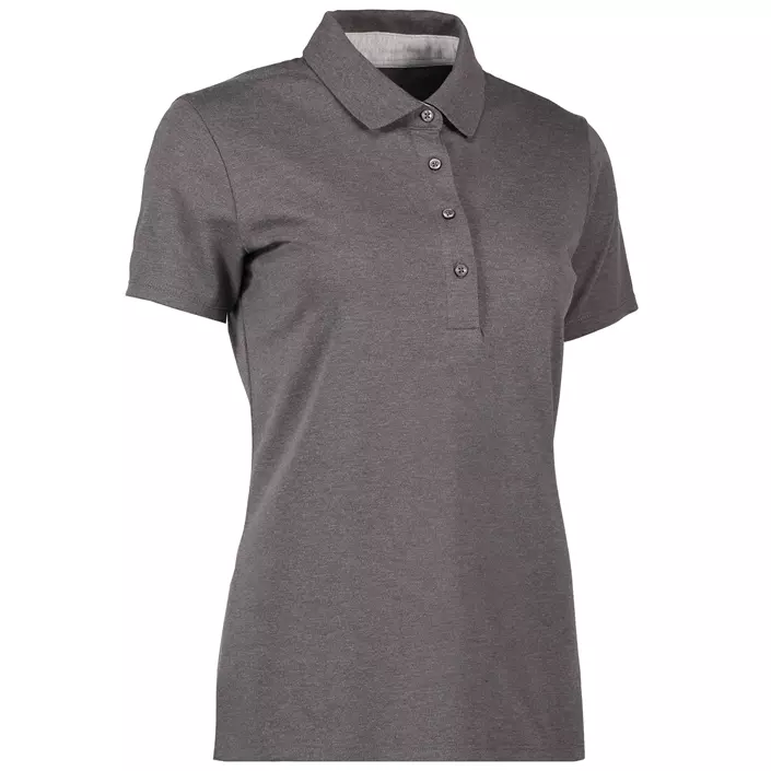 Seven Seas dame Polo T-shirt, Dark Grey Melange, large image number 2