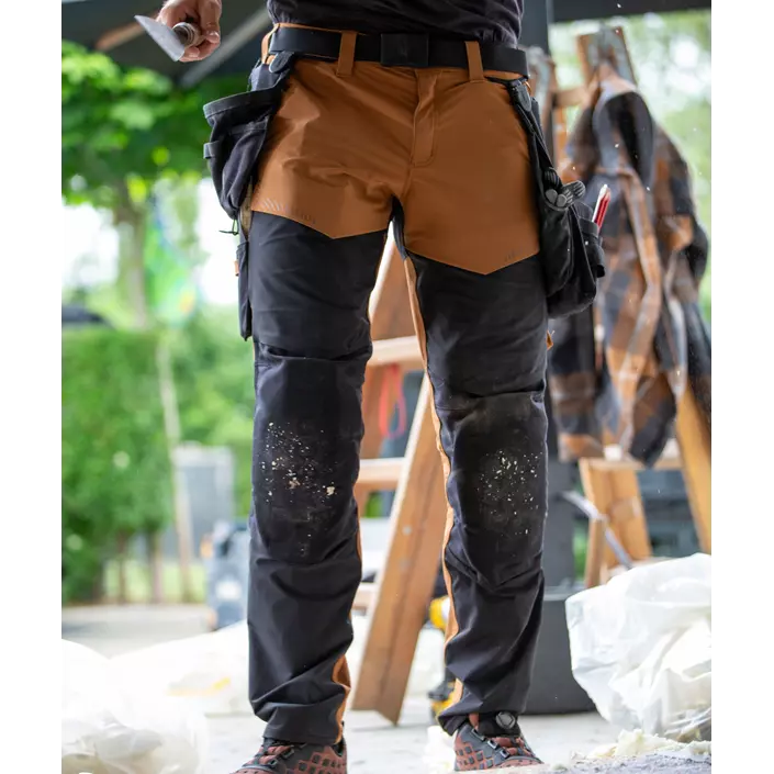 Mascot Customized work trousers full stretch, Nut Brown/Black, large image number 1