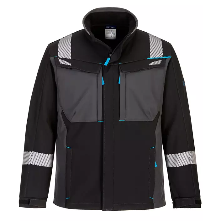 Portwest WX3 FR softshell jacket, Black, large image number 0