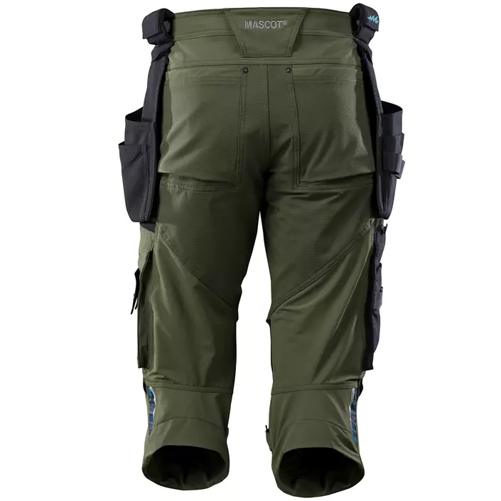 Mascot Advanced craftsman knee pants full stretch, Moss green, large image number 2