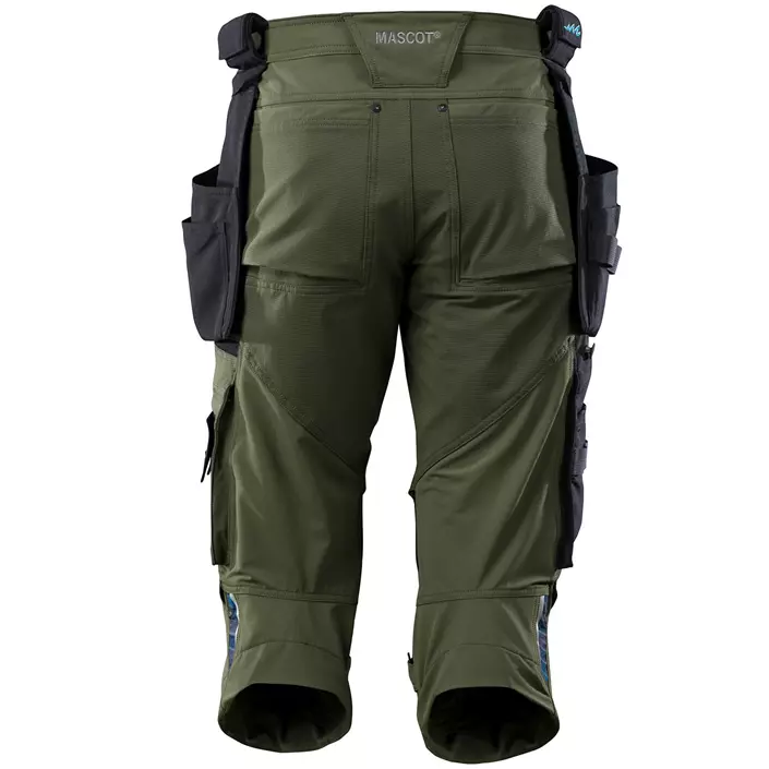Mascot Advanced craftsman knee pants full stretch, Moss green, large image number 2