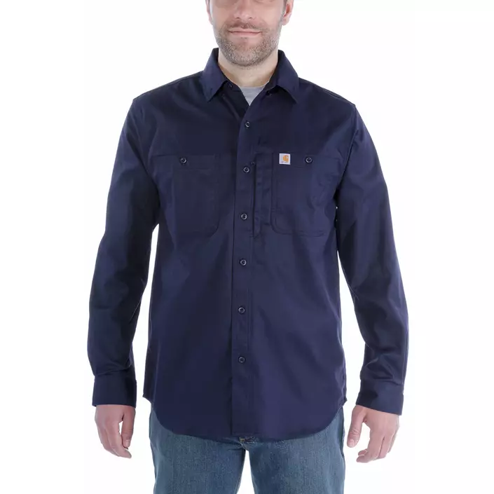 Carhartt Rugged Professional skjorte, Navy, large image number 1