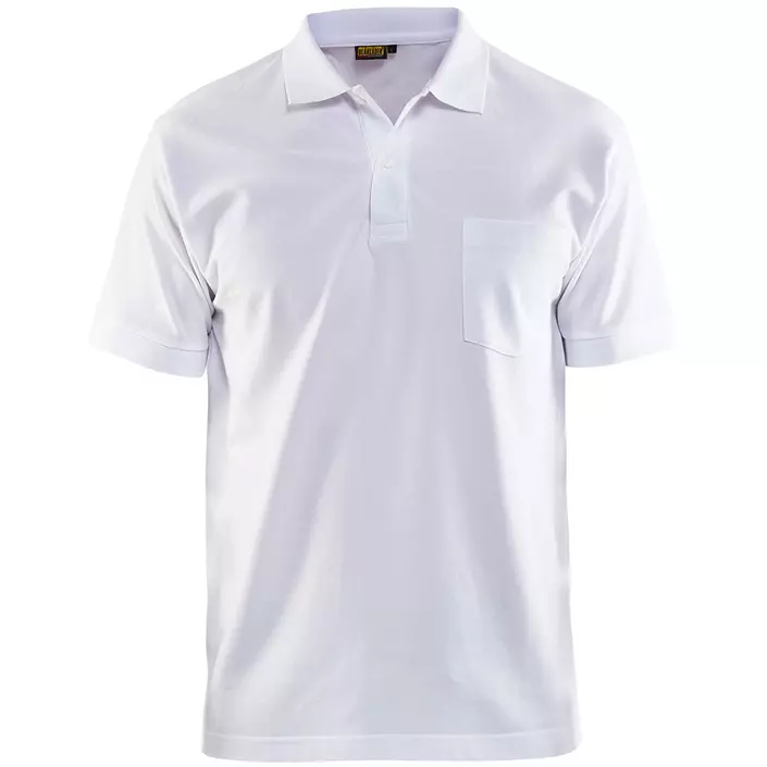 Blåkläder polo T-skjorte, Hvit, large image number 0