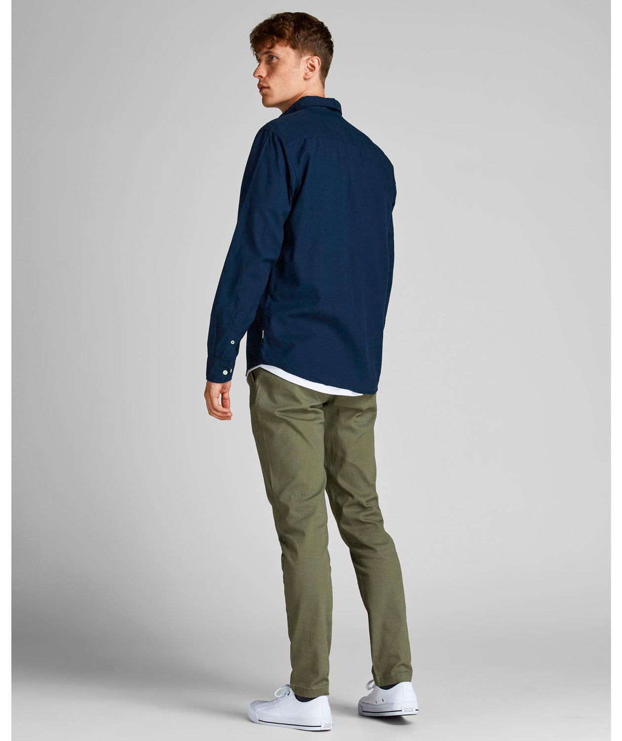 Jack & Jones JJEOXFORD Slim fit shirt, Navy Blazer, large image number 2