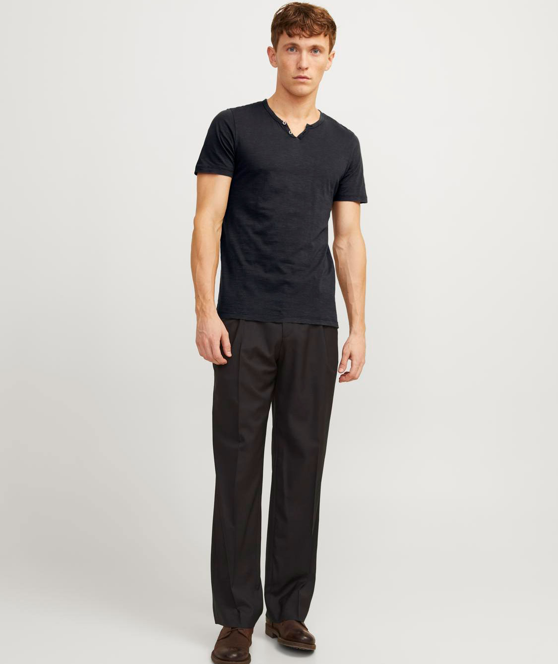 Jack & Jones JJESPLIT T-shirt, Black, large image number 1