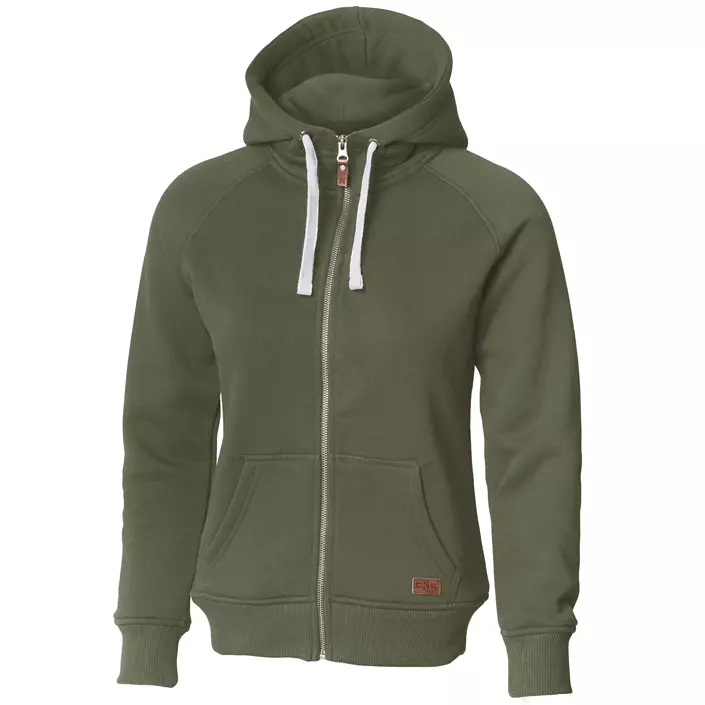 Nimbus Williamsburg women's hoodie with full zipper, Olive Green, large image number 0
