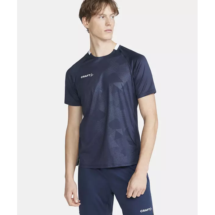 Craft Premier Solid Jersey T-skjorte, Navy, large image number 5