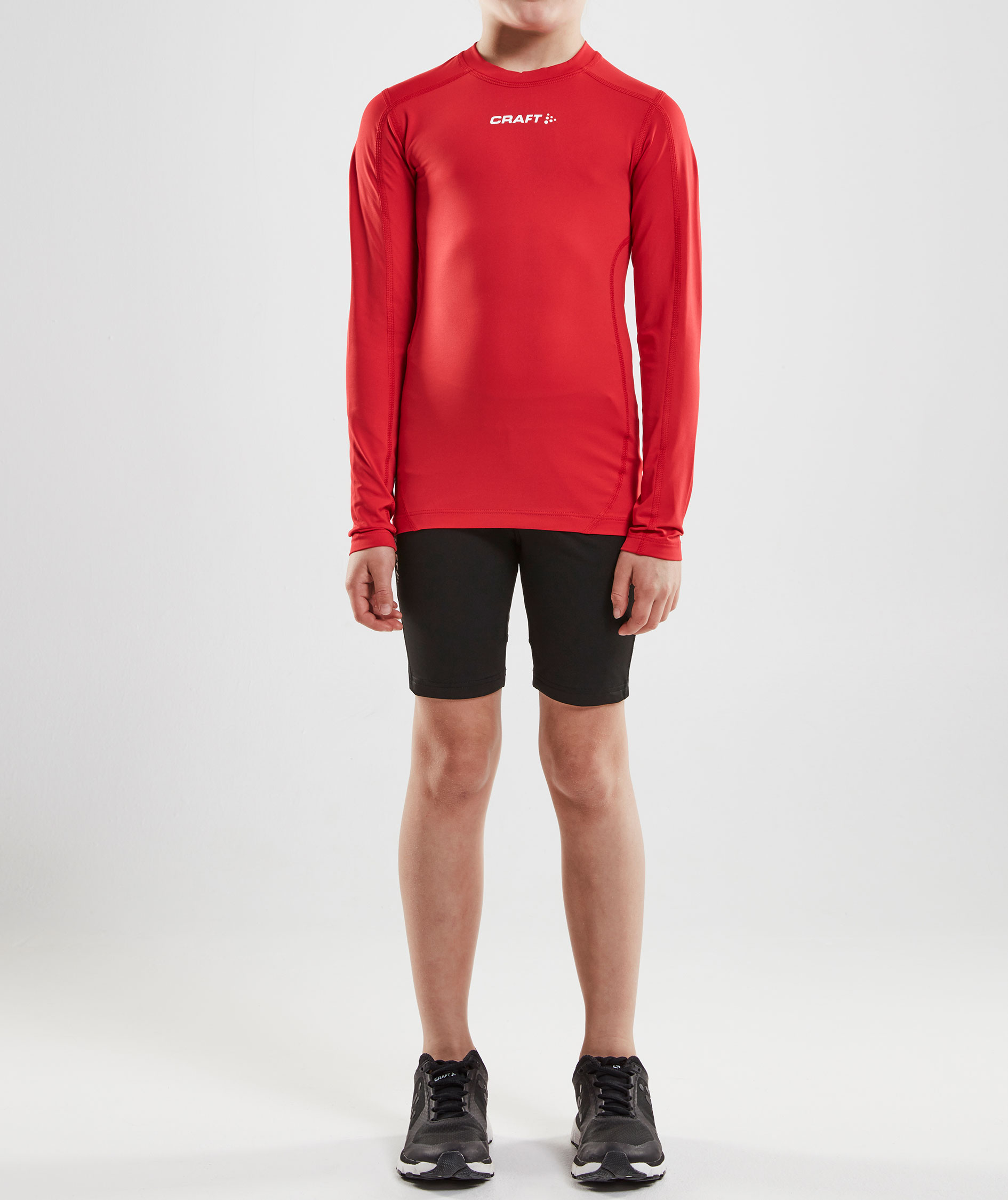 Craft Pro Control Compression long-sleeved T-shirt for kids, Bright red, large image number 3
