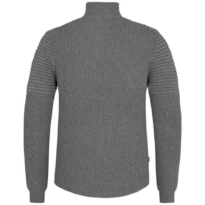 Engel Extend knitted pullover with zipper, Grey Melange, large image number 1