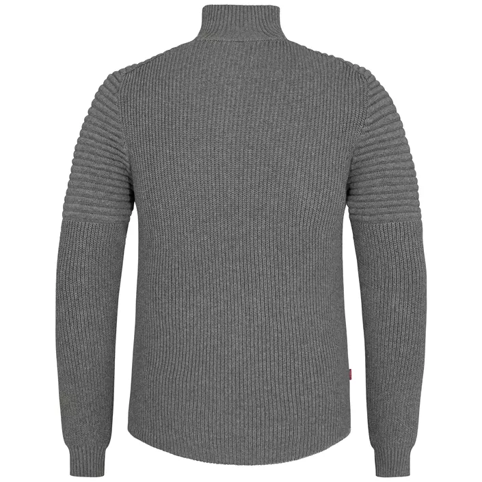 Engel Extend strikket genser med glidelås, Gråmelert, large image number 1