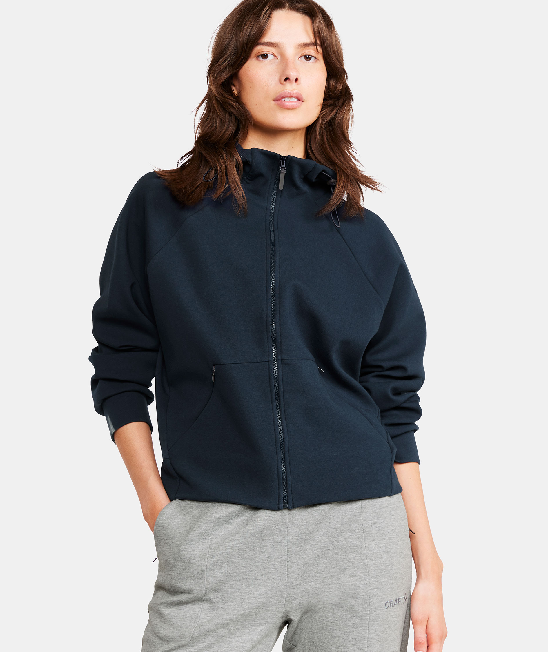 Craft ADV Join women's hoodie with zipper, Blaze, large image number 3