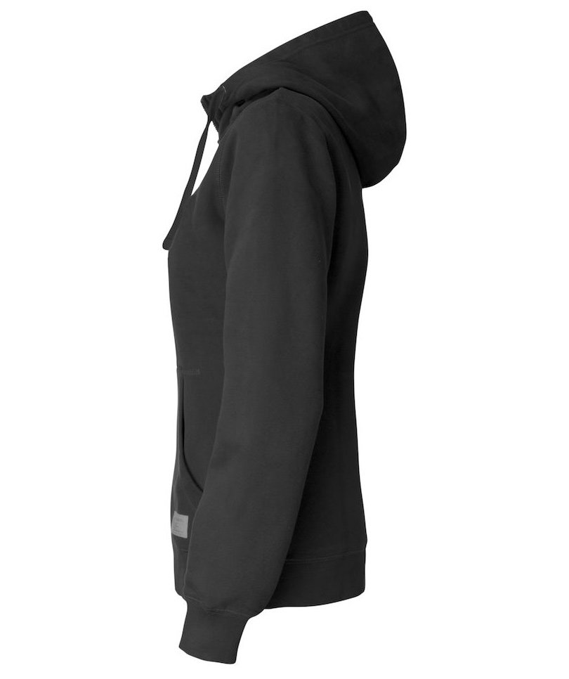 Cutter & Buck Twisp women's Hood Zip, Black, large image number 3
