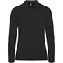 Clique Manhatten langärmliges damen Poloshirt, Schwarz Clique Manhatten langärmliges damen Poloshirt, Schwarz