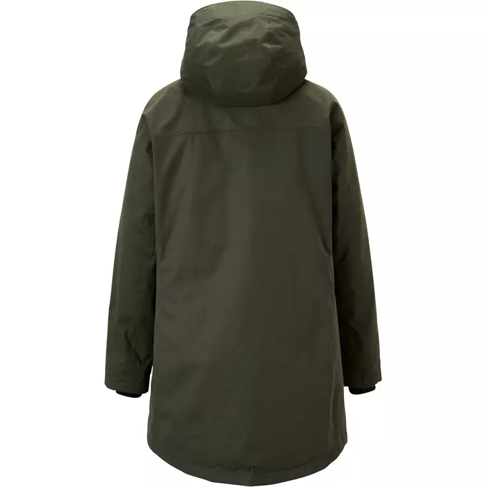 Pinewood dame vinter parkajakke, Dark Green, large image number 2