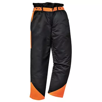 Portwest Oak cut proctection trousers, Black