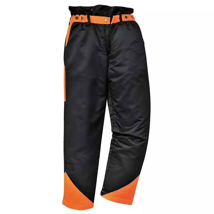 Portwest Oak cut proctection trousers, Black, large image number 0