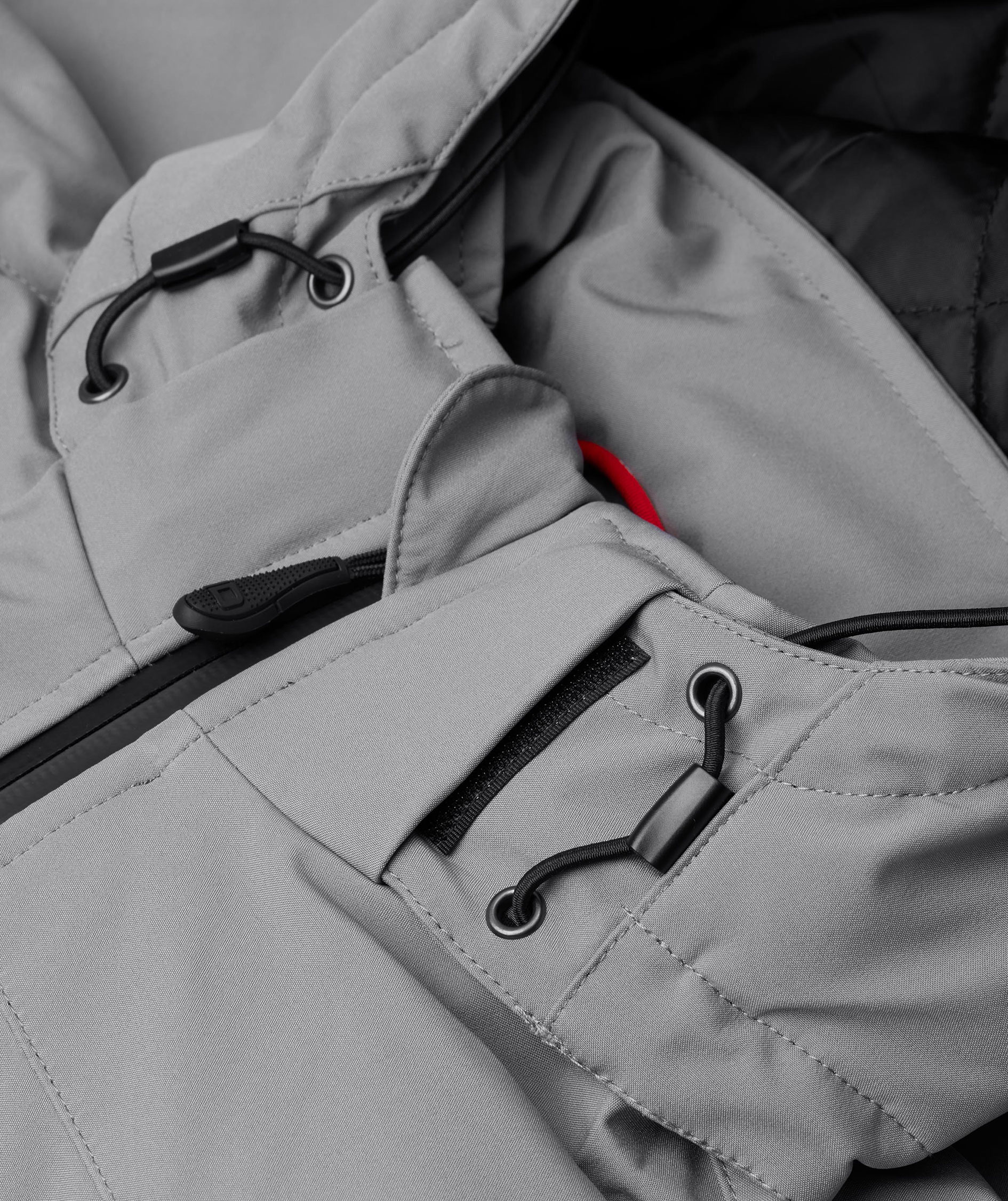 ID vinter dame softshelljakke, Gr&aring;, large image number 3