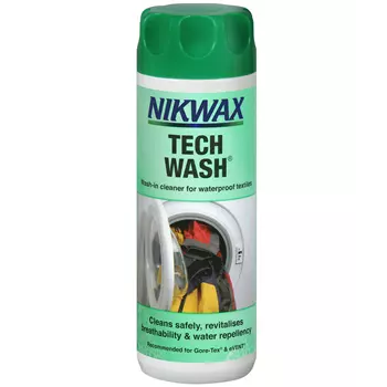 Nikwax Tech Wash tvättmedel till membraner 300 ml, Transparent