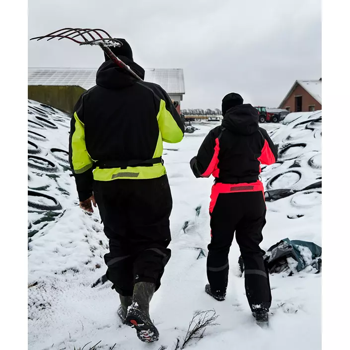 Elka Working Xtreme vinterkjeledress, Svart/Gul, large image number 12