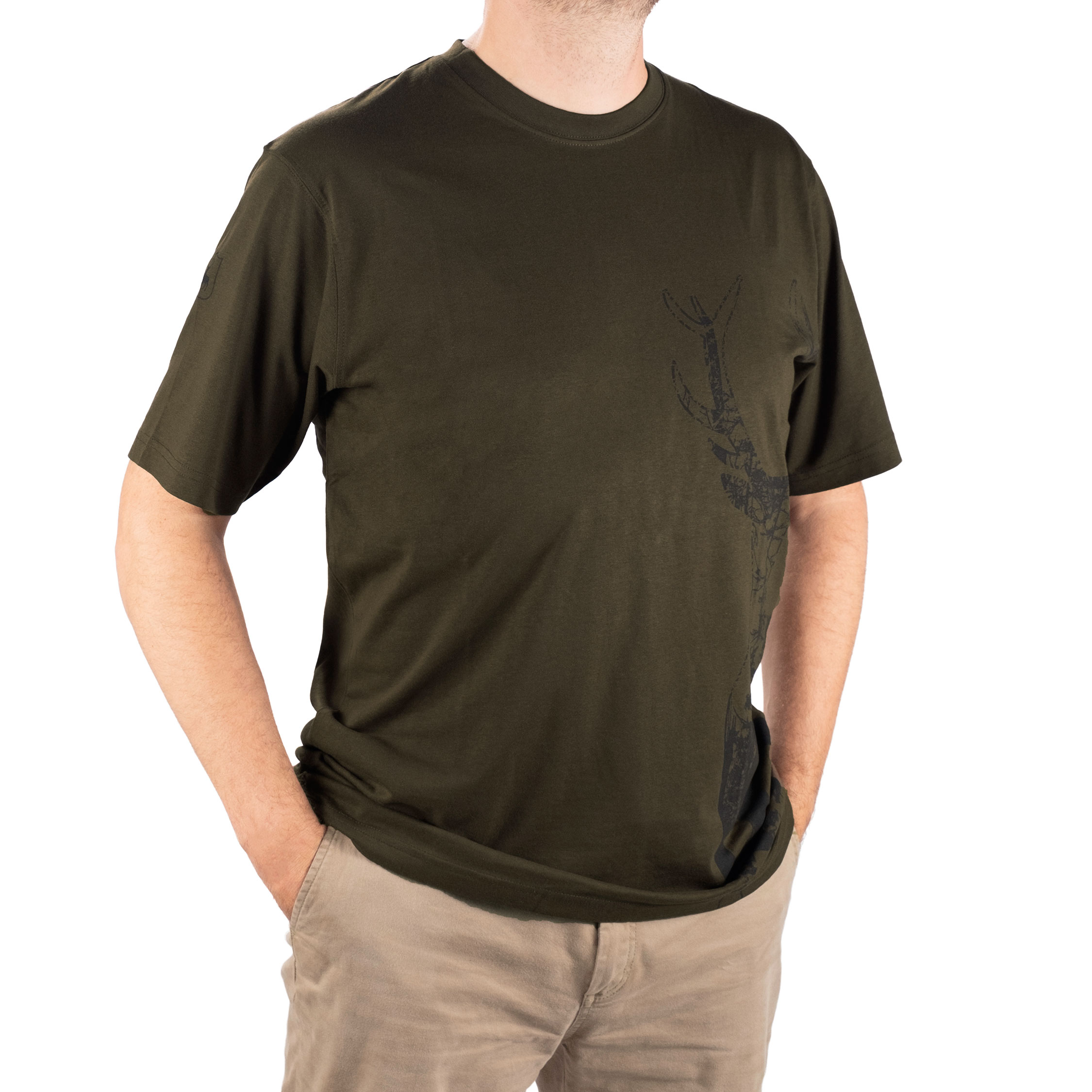 Deerhunter T-shirt, Bark Green