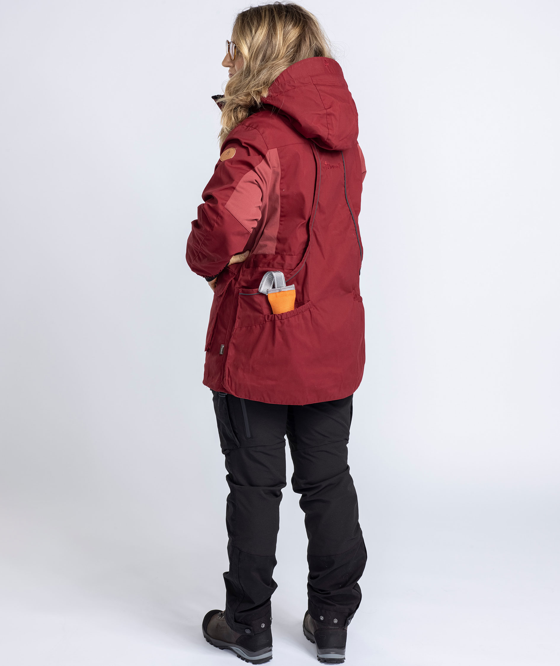 Pinewood&nbsp;Dog Sports Trainer Extreme damejakke, Dark Tomato/Dark Red, large image number 4