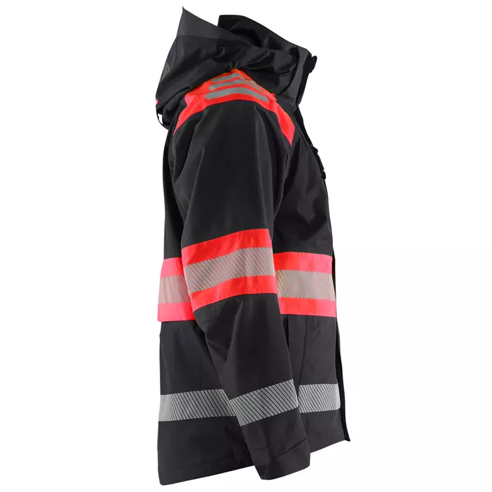 Blåkläder skaljakke, Sort/Hi-Vis Rød, large image number 2