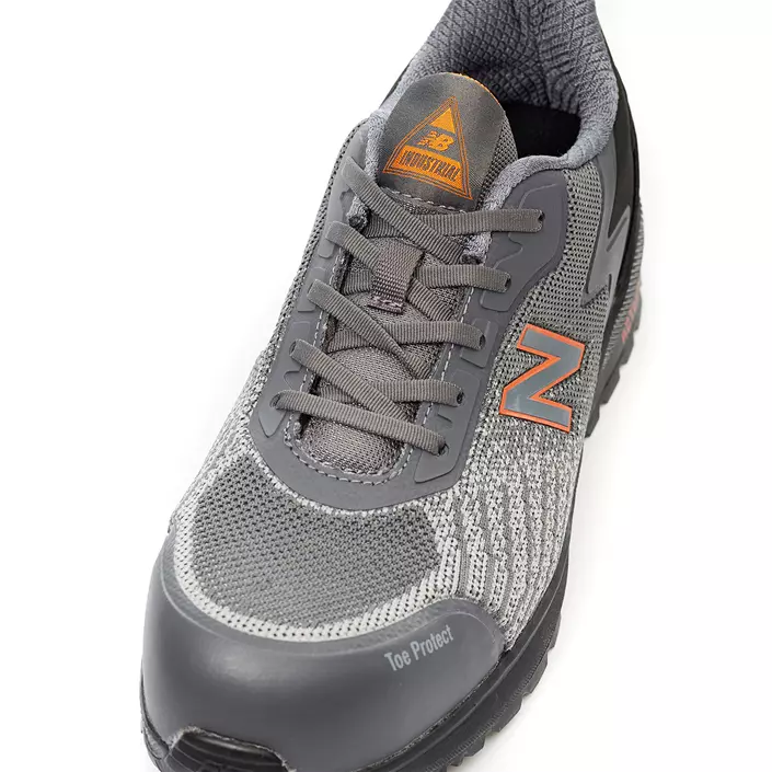 New Balance Speedware vernesko S1P, Grå/oransje, large image number 1