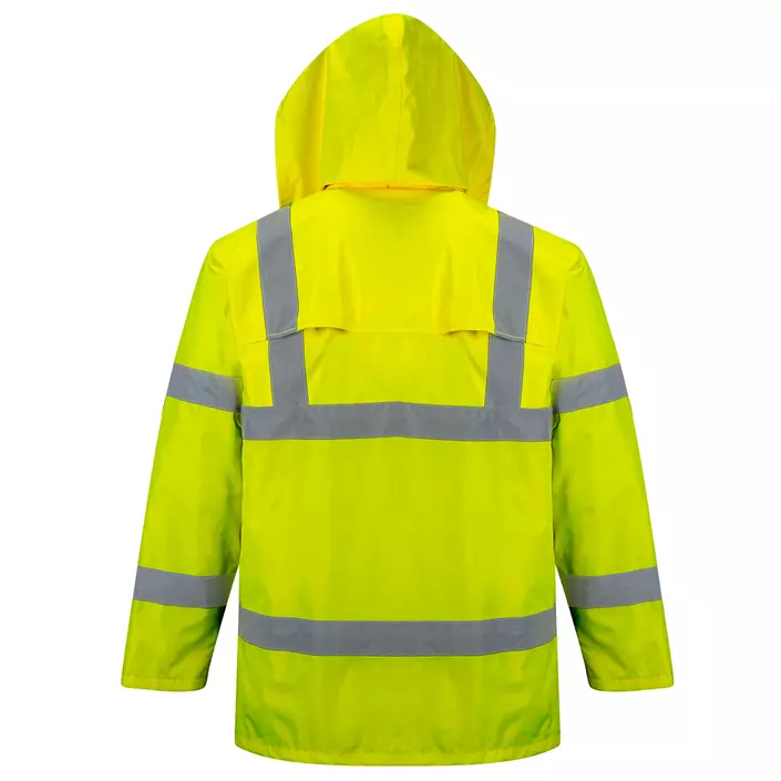 Portwest rain jacket, Hi-Vis Yellow, large image number 1