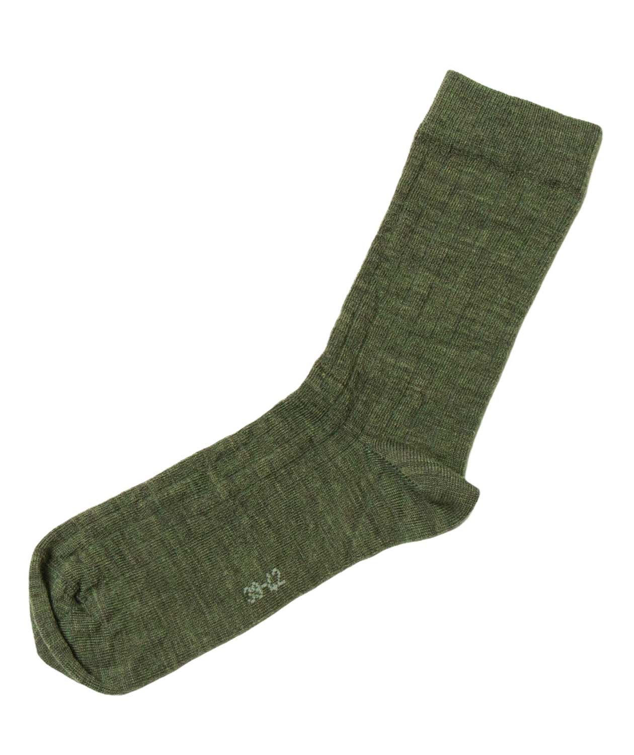 Joha&nbsp;str&oslash;mper med uld, Mossgreen melange