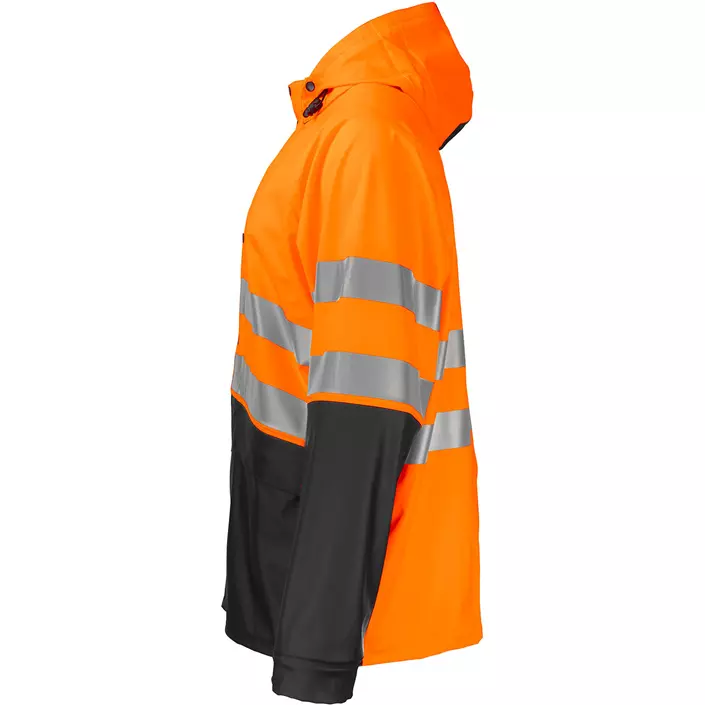 ProJob rain jacket 6431, Hi-Vis Orange/Black, large image number 2