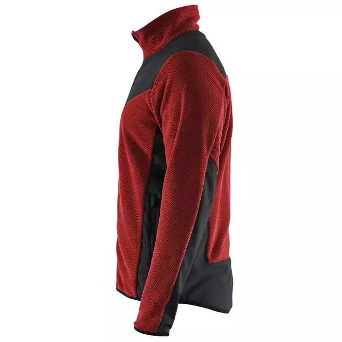 Blåkläder knitted jacket with softshell, Burnt Red/Black, large image number 3