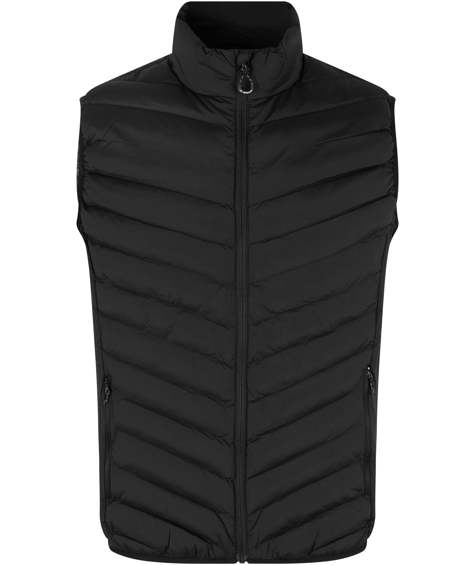 ID Stretch quilted vest, Black, Black, swatch