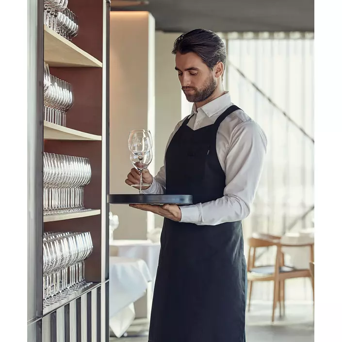 Kentaur crossback forklæde, Sort, Sort, large image number 1