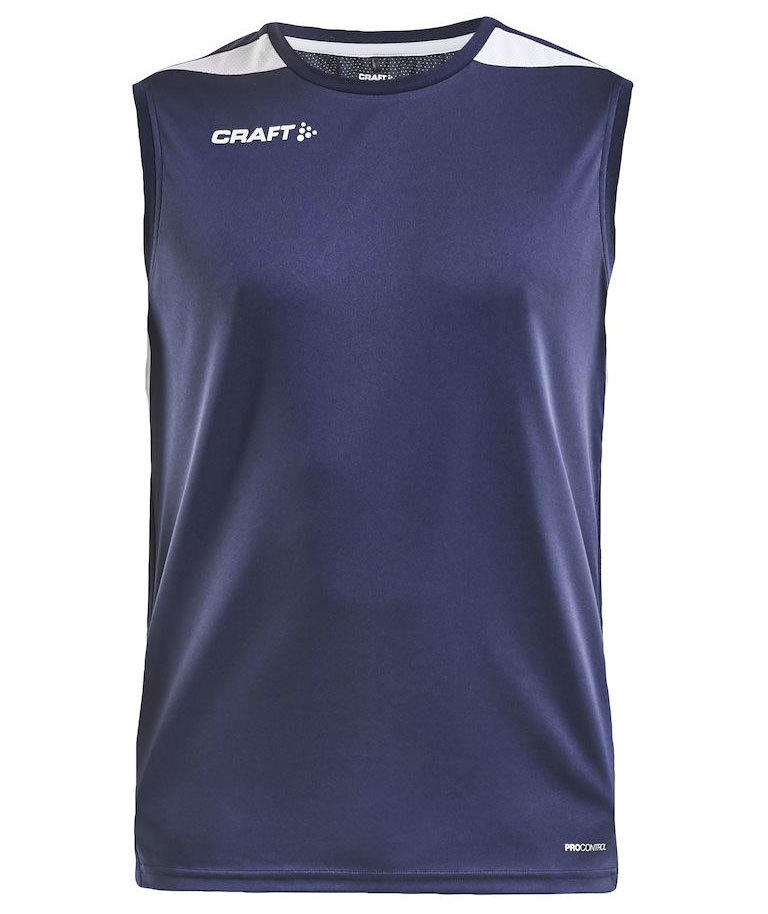 Craft Pro Control Impact tank top, Navy/White, Navy/White, swatch
