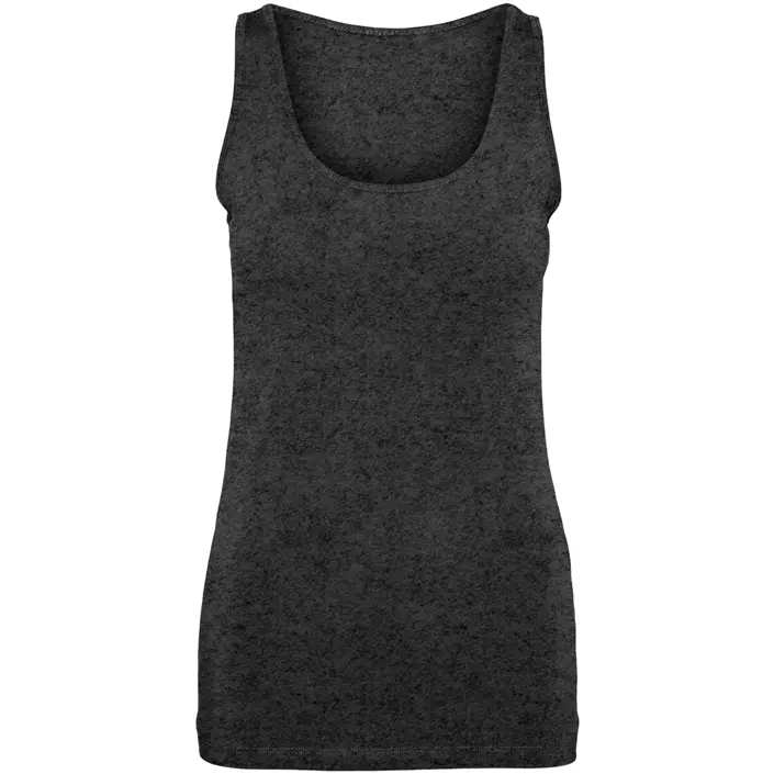 Vero Moda VMLULU langes Damen Top, Dark Grey Melange, large image number 0