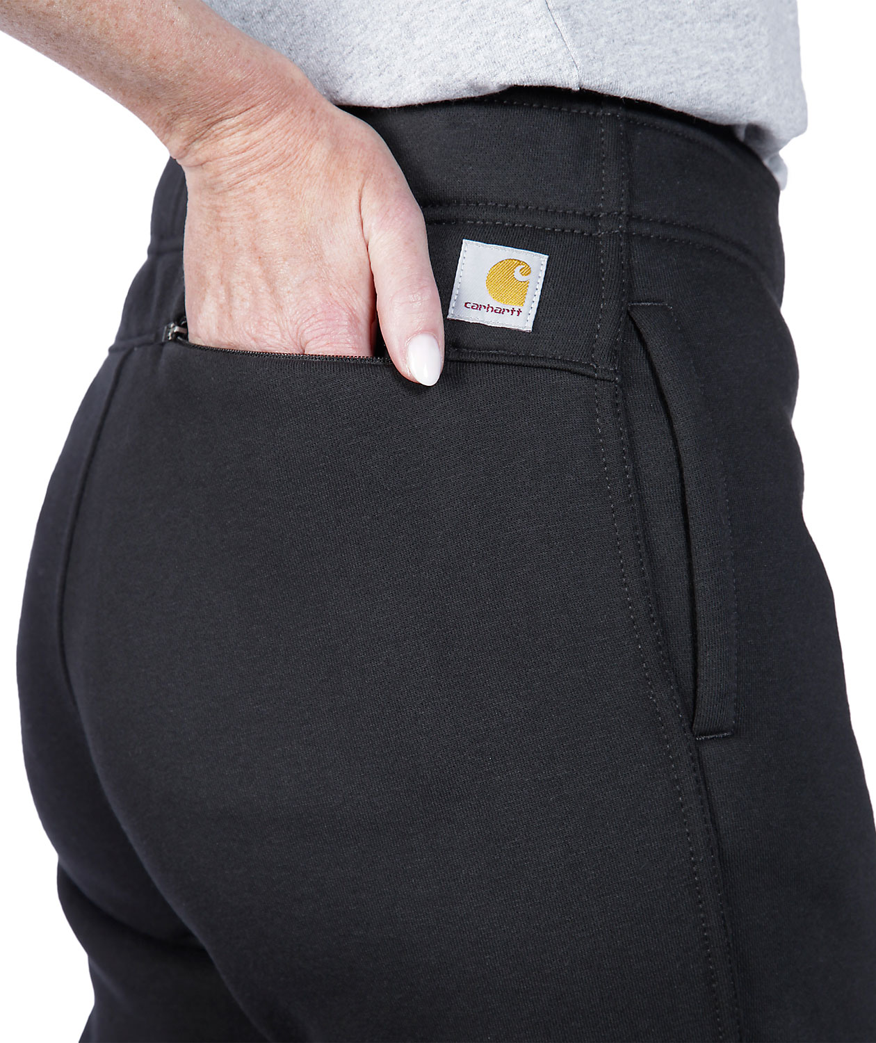 Carhartt dame sweatpants, Black, large image number 4
