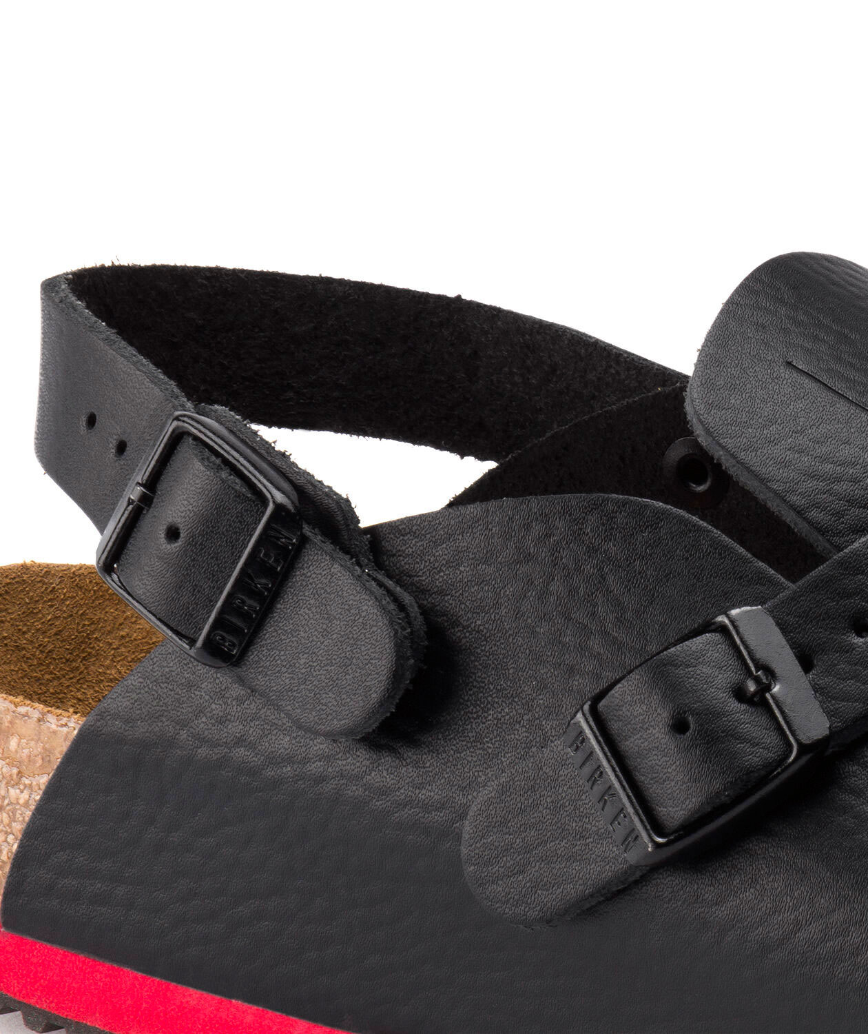 Birkenstock Kay SL Regular Fit Sandalen, Schwarz/Rot, large image number 8