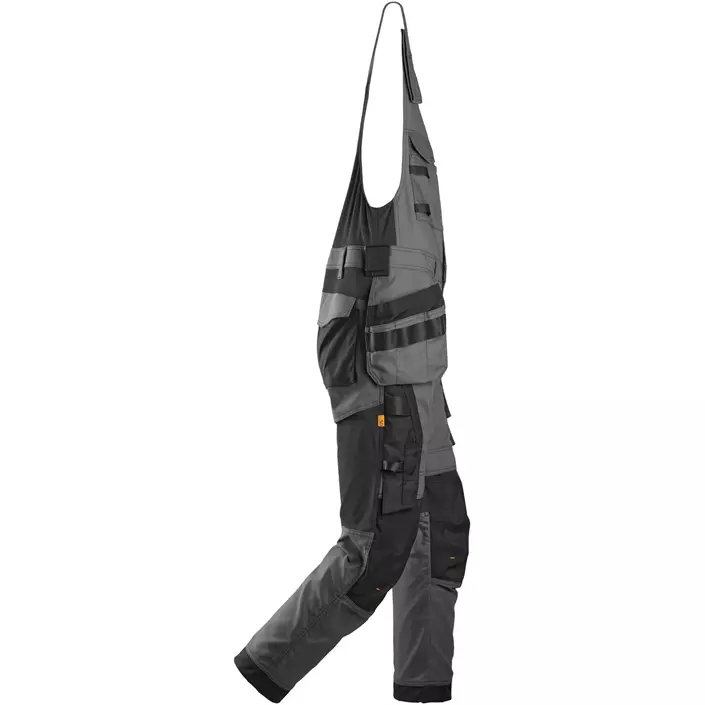 Snickers håndværker helbukser 6014, Steel Grey/Black, large image number 2