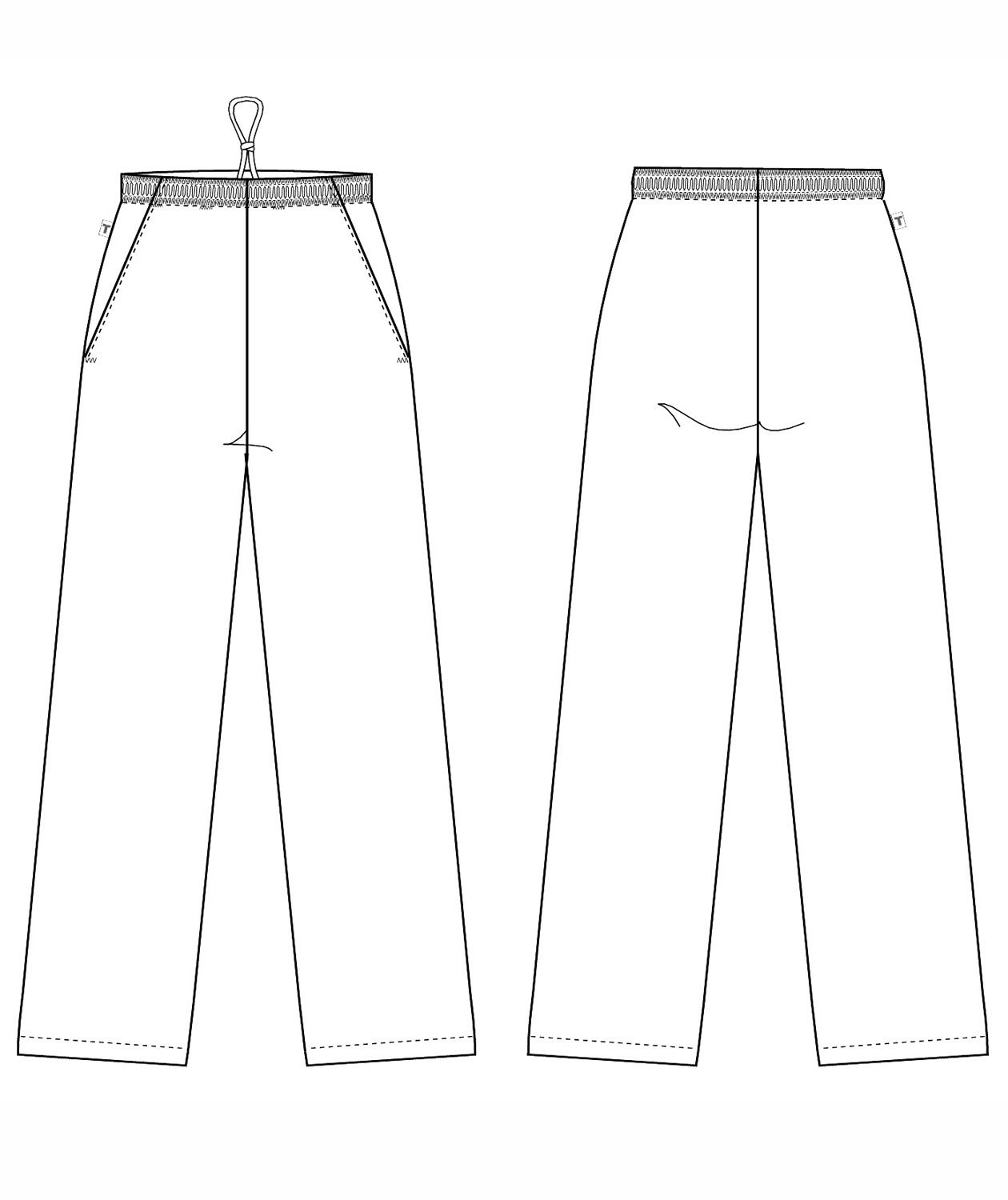 Kentaur jogging trousers leg length 80 cm, Bordeaux