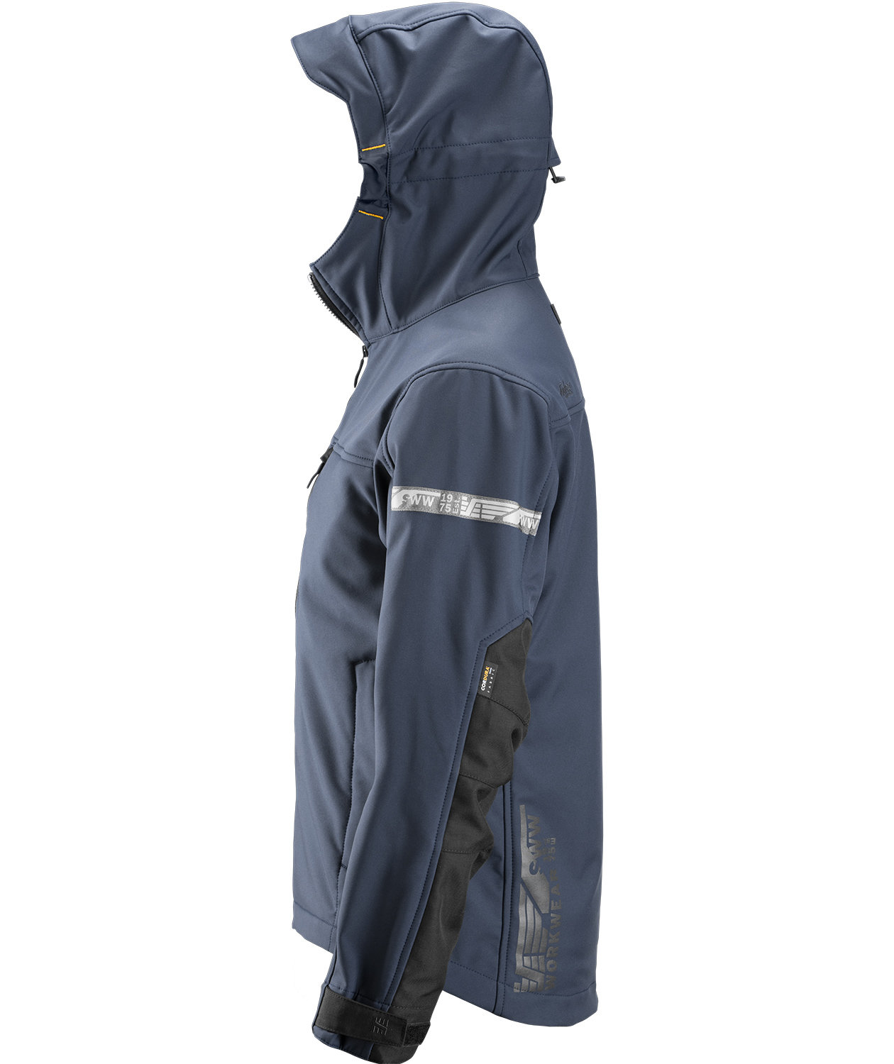 Snickers AllroundWork softshell jacket 1229, Marine Blue/Black, large image number 2