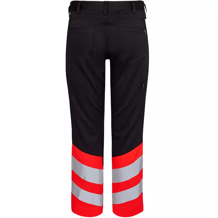 Engel Safety work trousers, Black/Hi-Vis Red, large image number 1
