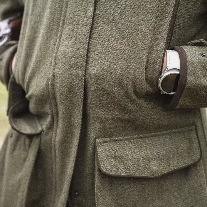 Seeland Hillside Harriet parkas med ull dam, Moss green, large image number 10