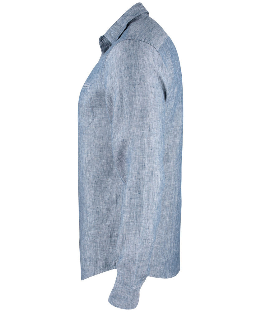 Cutter & Buck Summerland Modern fit h&oslash;rskjorte, Denim Melange, large image number 3