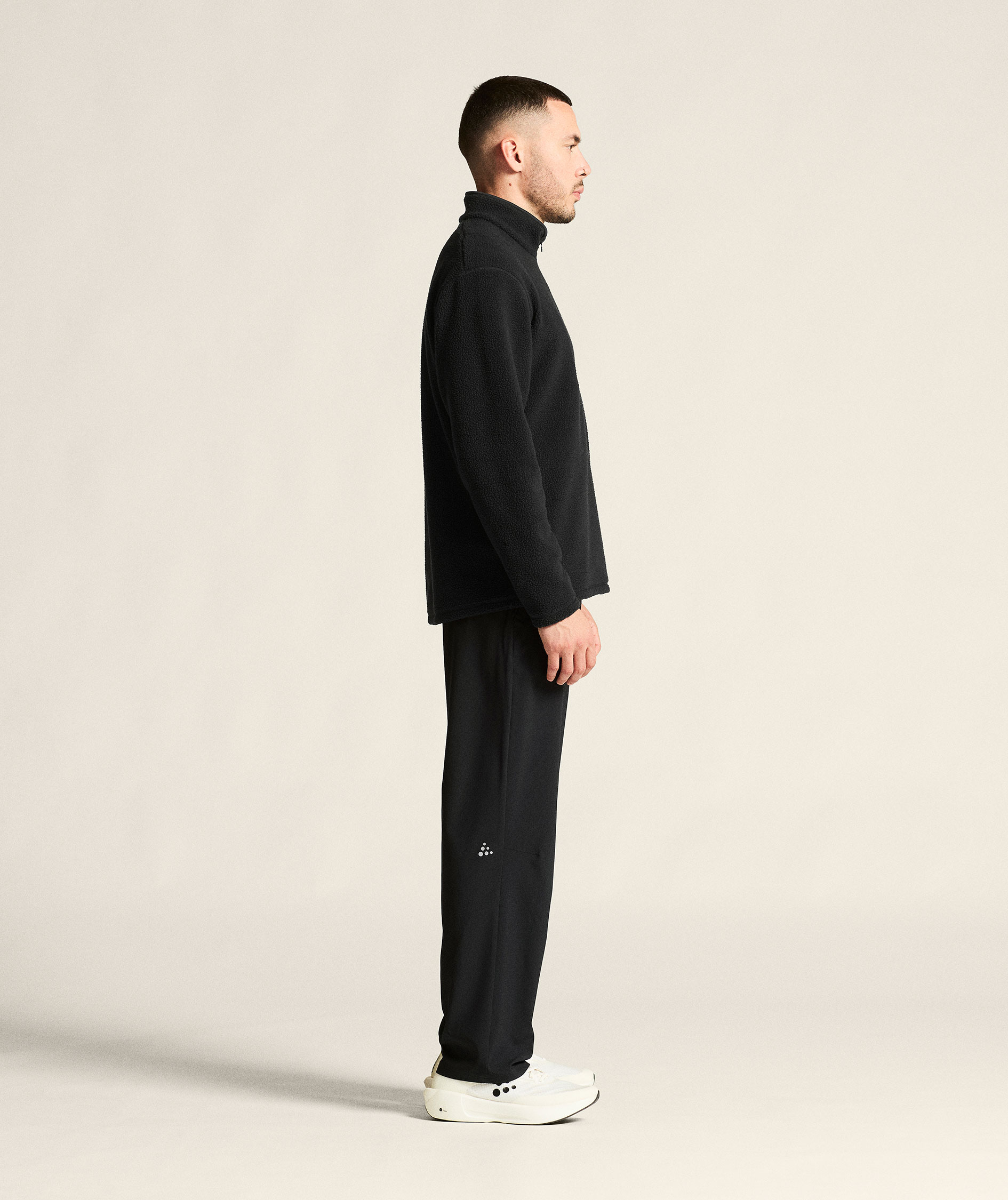 Craft Join Halfzip Faserpelz Pullover, Black, large image number 10