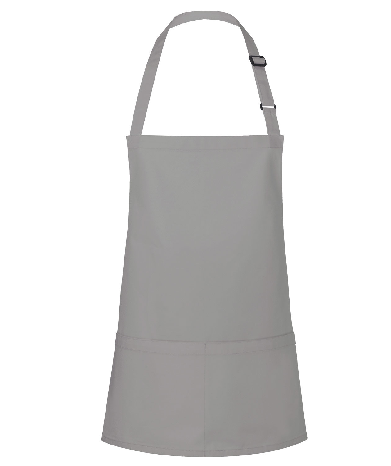Karlowsky Basic bib apron with pockets, Basalt grey