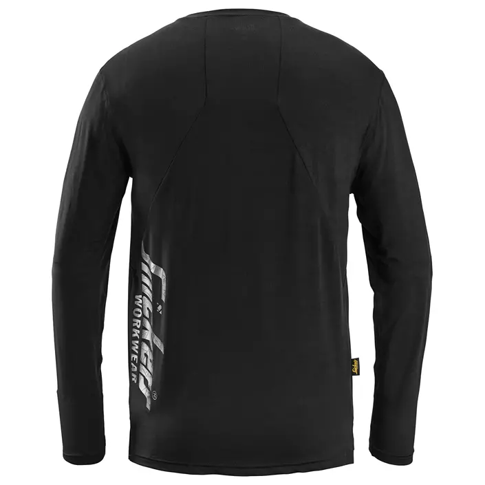 Snickers LiteWork long-sleeved T-shirt 2411, Black, large image number 1