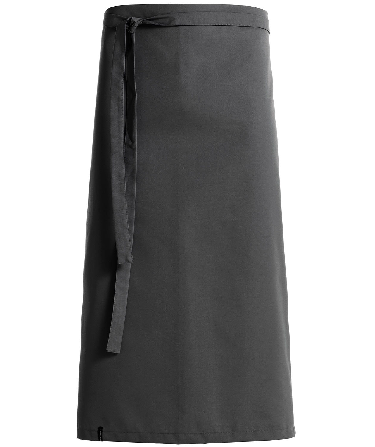 Kentaur long server apron, Charcoal, Charcoal, large image number 0