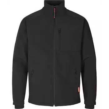 Kansas Apparel Basic softshell jacket, Black