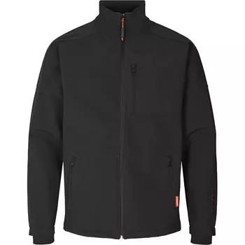 Kansas Apparel Basic softshell jacket, Black